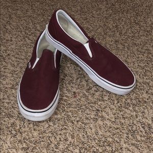 Vans slip ons